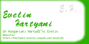 evelin hartyani business card